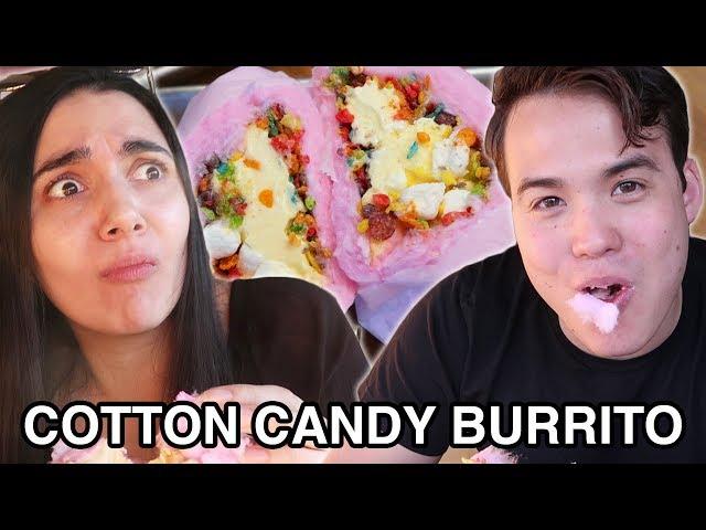 We Tried Instagram Cotton Candy Burritos