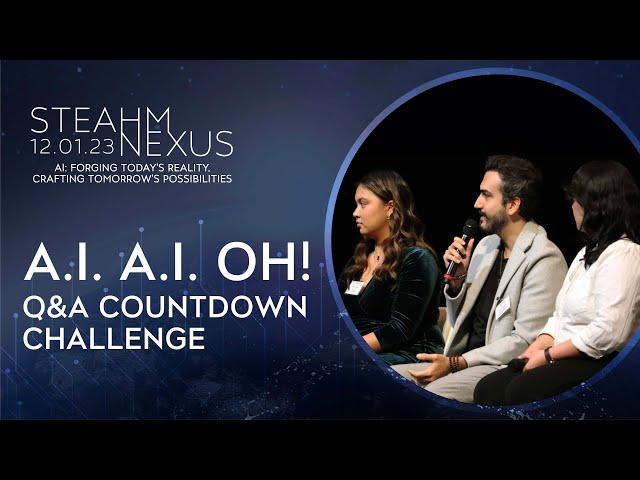 “A.I. A.I. Oh! Q&A Countdown Challenge” with ARCS Alumni Melissa Chow, Seyed Sajjadi, Keiana Samoy