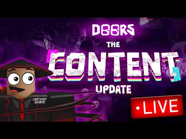 Playing the DOORS CONTENT UPDATE (ADMIN PANEL) - Live!