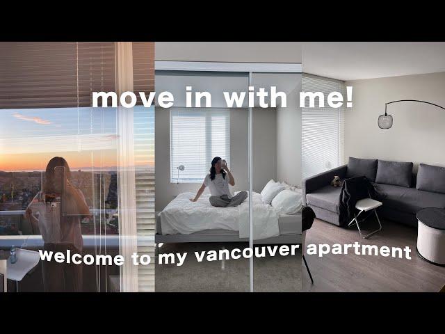 moving into my first big girl apartment  | vancouver vlog