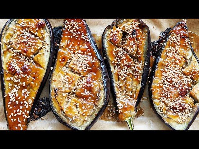 'EASY 10-MINUTE' MISO GLAZED EGGPLANT (VEGAN RECIPE + OIL-FREE) Nasu Dengaku 茄子の味噌焼き