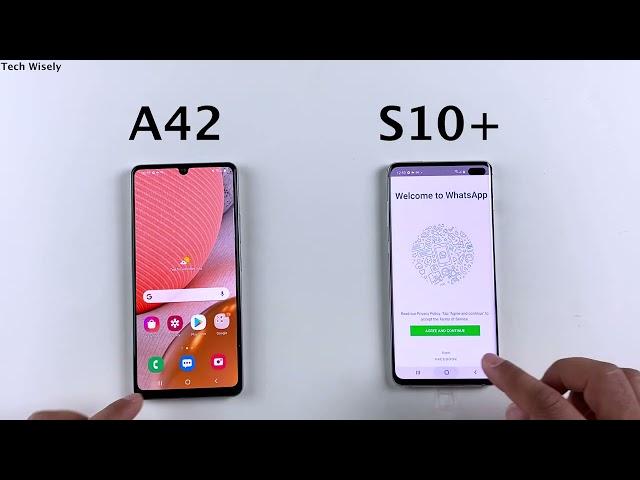 SAMSUNG A42 5G vs S10 Plus Speed Test + Ram Management