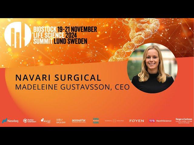 Navari Surgical | BioStock Life Science Summit 2024