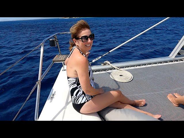 Sailing Bonaire Island with Life at 8 Knots - Private Catamaran Charters