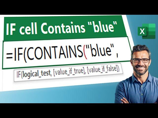 Excel IF Function If Cell Contains Specific Text - Partial Match IF Formula