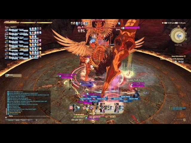 FFXIV - Zurvan Extreme 1st Clear - Final Phase