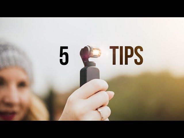 DJI OSMO POCKET! 5 TIPS for SMOOTHER CINEMATIC VIDEOS! VLOG WITH STYLE!