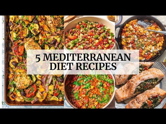 5 Mediterranean Diet Recipes | Mediterranean Diet Dinner Recipes