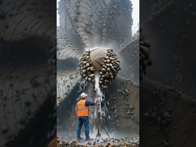 dirty Ship fan Cleaning - big ship fan cleaning  #ai#ocean #sea #shark #fan