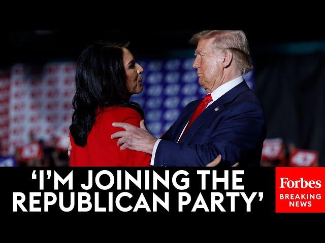 BREAKING: Tulsi Gabbard Announces She Is Officially Joining The Republican Party At Trump NC Rally