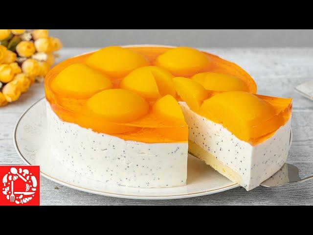 UNUSUAL CAKE! Do it, you won't regret it! Creamy Peach Cake