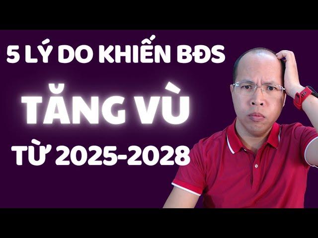 5 Lý do BĐS tăng sốc 2025 - 2028. Người môi giới nhà đất. Môi giới bất động sản