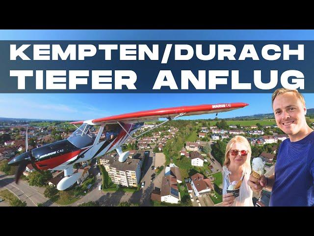 Flugplatz Kempten Durach das Tor in die Alpen mit spektakulärem Anflug