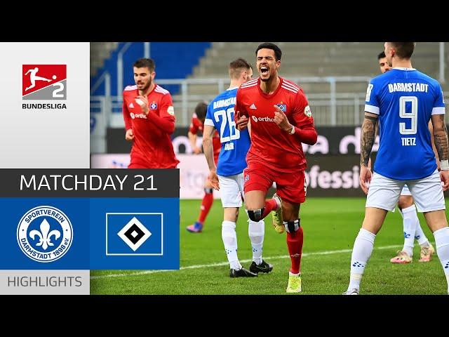 Record Hat-Trick & 5 Goals! | Darmstadt 98 - Hamburger SV | 0-5 | Highlights | MD 21 –  Bundesliga 2