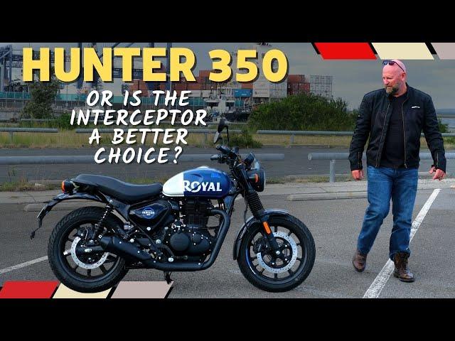 Royal Enfield  Hunter 350 - Or should you get Interceptor 650 instead