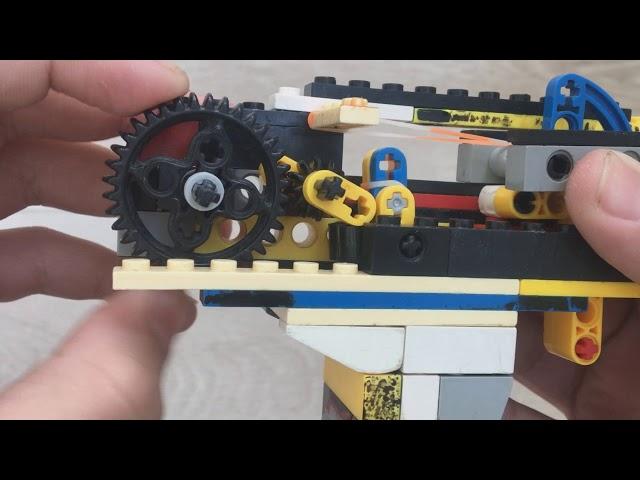 LEGO FULL AUTO BLOWBACK GUN + MECHANISM