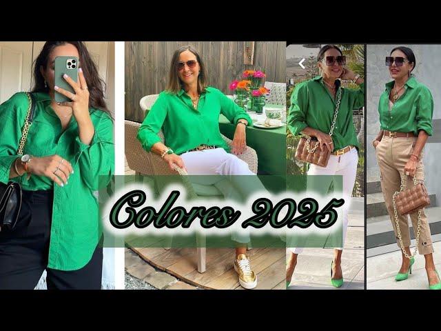 COLORES DE TEMPORADA 2025/ COMO COMBINAR TU LOOKS MODA PARA SEÑORAS