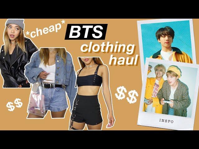 BTS ON A BUDGET | Affordable BTS Inspired Clothing Haul! 방탄소년단 |  Nava Rose