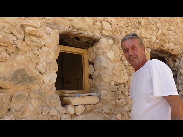 The oldest part of the farmhouse has it's first ever window!