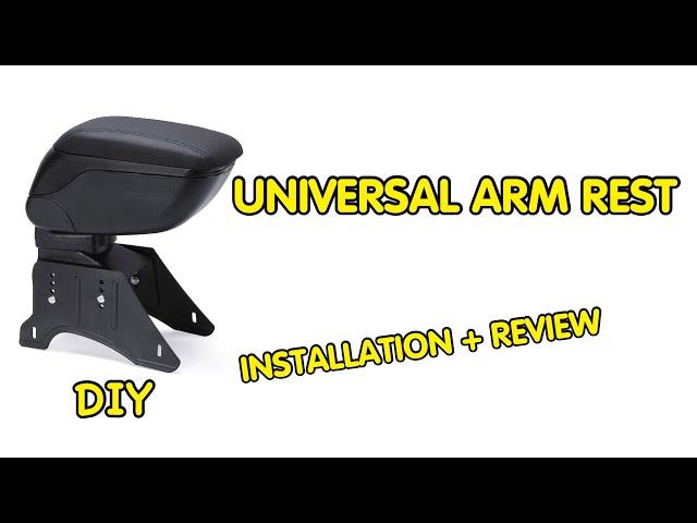 Installing Universal Armrest in car | DIY | Review