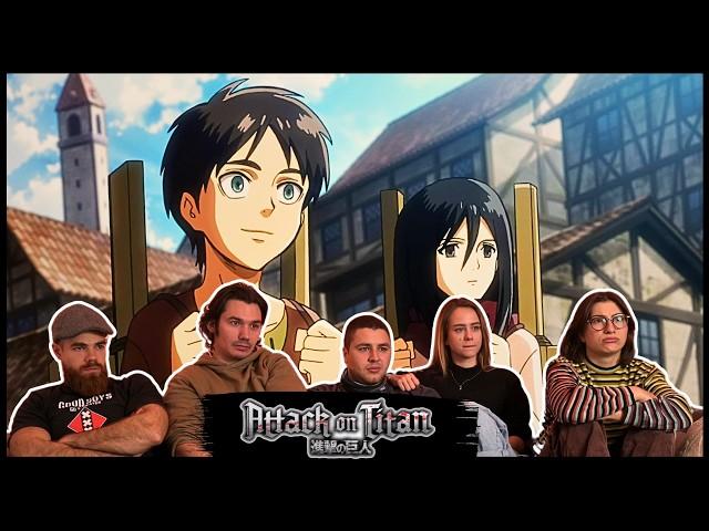 FIRST TIME WATCHING ANIME! | Attack on Titan 1x1 "To You, in 2000 Years" Reaction