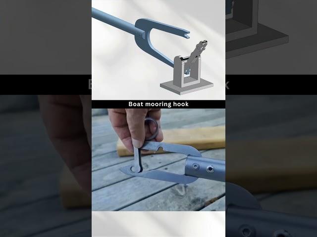 Mechanism inside Boat Mooring Hook #mechanical #3ddesign #cad #machine #boat #engineering