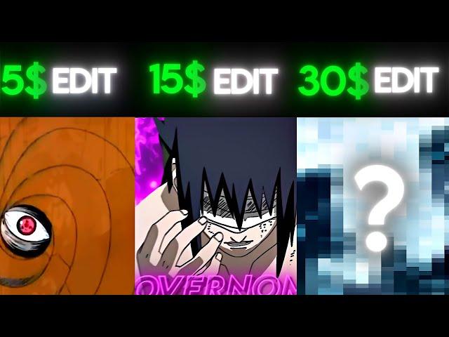 I Paid 3 Editors On Fiverr To Make a Naruto Edit