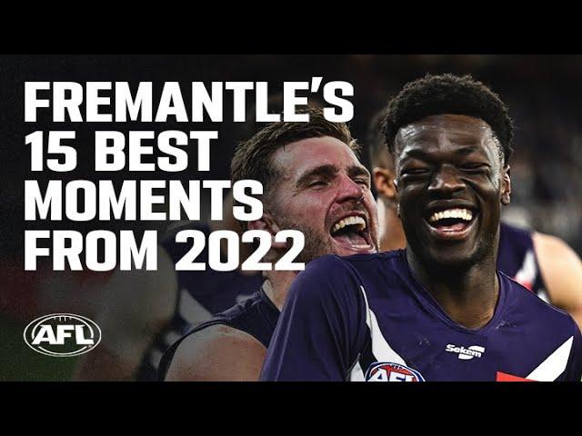 Fremantle's top 15 moments from 2022 | AFL