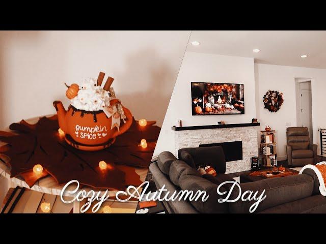 FALL DECORATE WITH ME 2024 | productive & cozy autumn vlog, waking up early, grwm, white fox haul