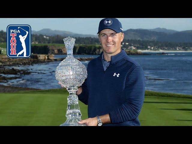 Every shot from Jordan Spieth's weekend at 2017 AT&T Pebble Beach