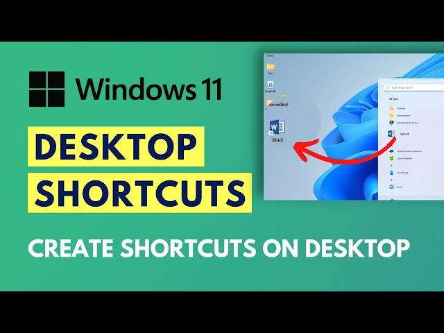 3 Methods to Create Desktop Shortcuts on Windows 11