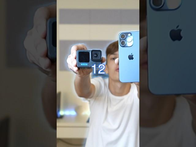 iPhone 15 vs GoPro 12 Which is the vlogging KING  #iphonevsgopro #iphone15 #gopro12