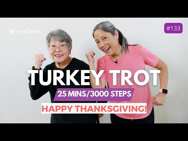 Thanksgiving Beginner Workout | Turkey Trot Walk At Home