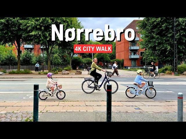 Walking Nørrebro  COPENHAGEN Denmark  City Sounds in 4K