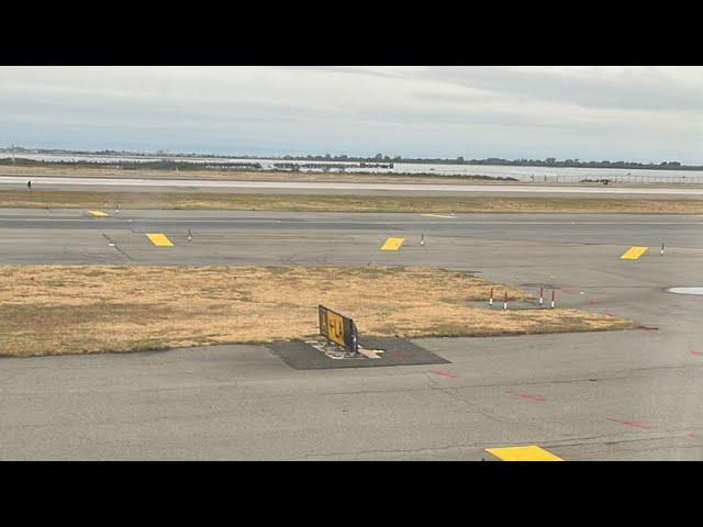 LIVE Take Off from JFK - Delta A321-neo (View from seat 1A)