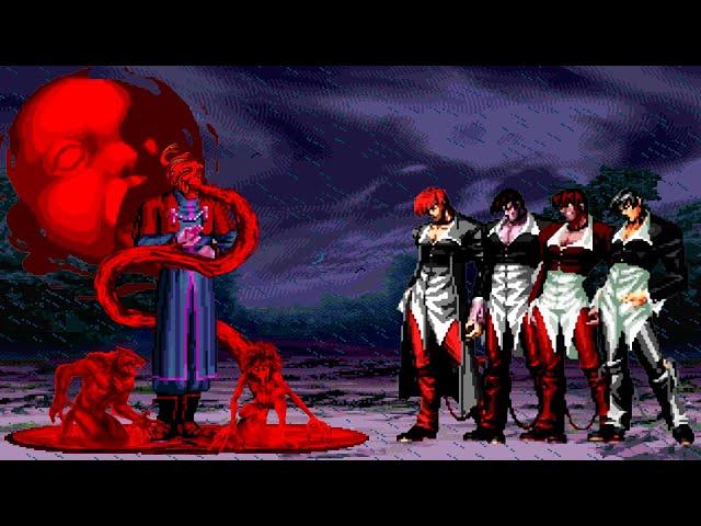 [KOF Mugen] Corpse Goenitz vs Iori Orochi Team