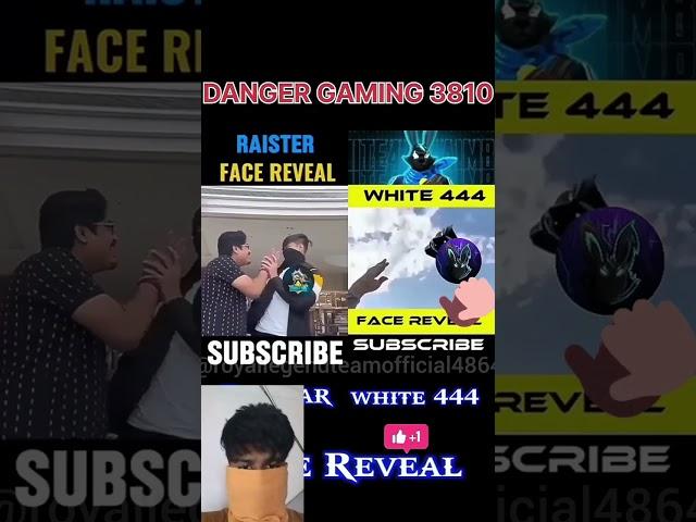 RAISTAR  FACE REVEAL VIDEO | WHITE444 FACE REVEAL VIDEO #trending​ #ytshortsvideo​ #freefire​