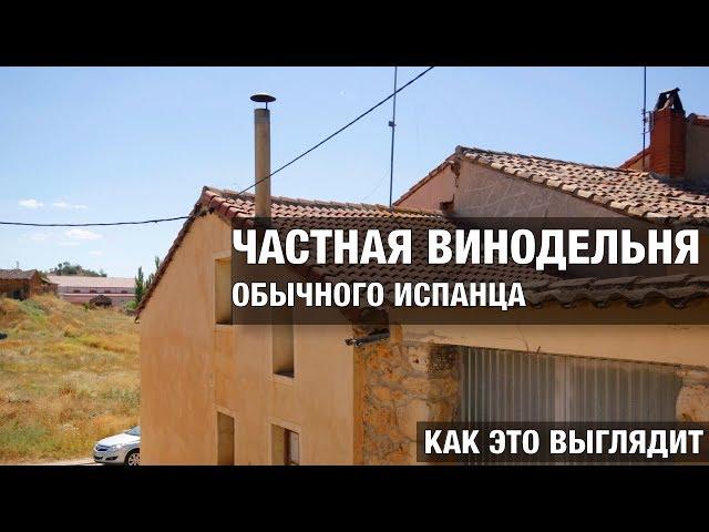 Частная винодельная обычного испанца. Как это выглядит?