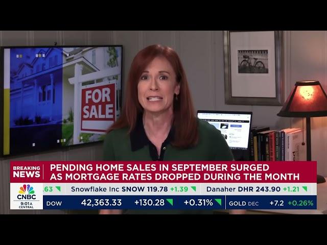 Pending Home Sales in Sept JUMP!