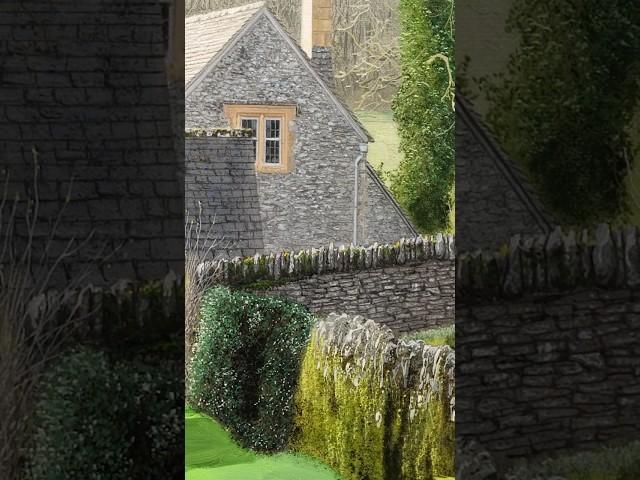 Painting a Stone Wall #painting #art #shorts