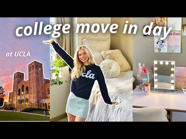 COLLEGE MOVE-IN VLOG at UCLA + dorm tour