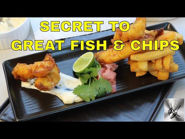 Fish & Chips |The secret to making it at home| TheHookandTheCook| Paul Breheny