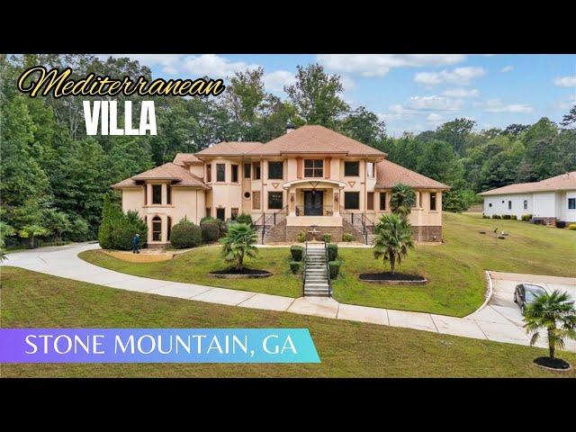 15,000 SQFT Luxury Multigenerational Villa on 2 Acres w/Luxury Movie Theater FOR SALE Near Atlanta