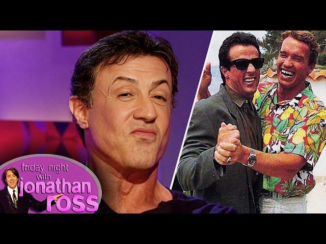 Sylvester Stallone Calls Arnold Schwarzenegger "A Genius" | Friday Night With Jonathan Ross