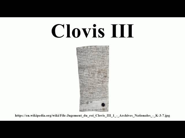 Clovis III