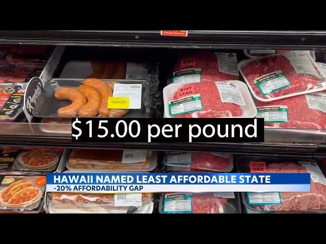 The Real Price of Living in Paradise: Hawaii named least affordable state in the US