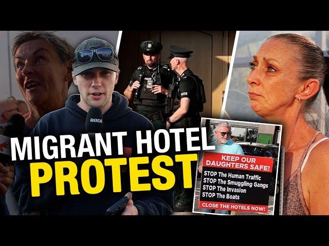 Northern Ireland protests against mass migration spread to Bangor