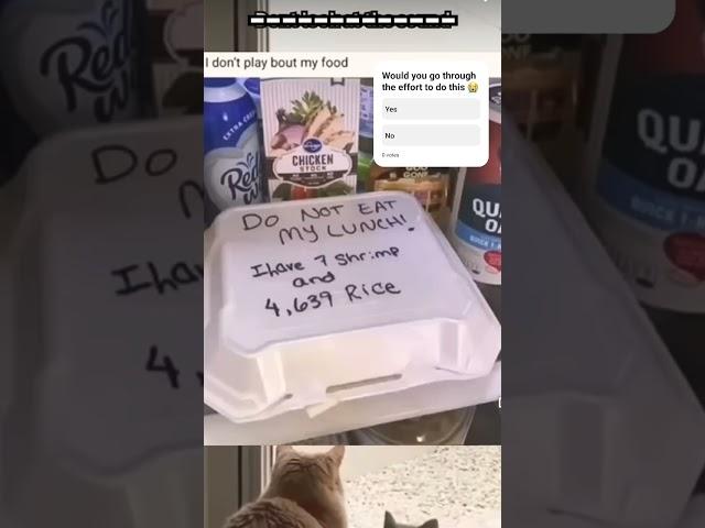 Don't touch my food  #memes #2025 #welcometomychannel #foodfunny #funny #relatable