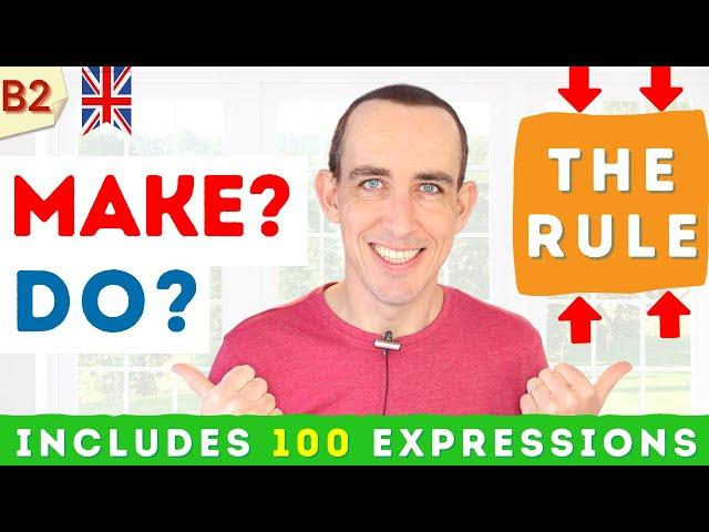  EXPLAINED! The Rule For MAKE and DO in English Grammar