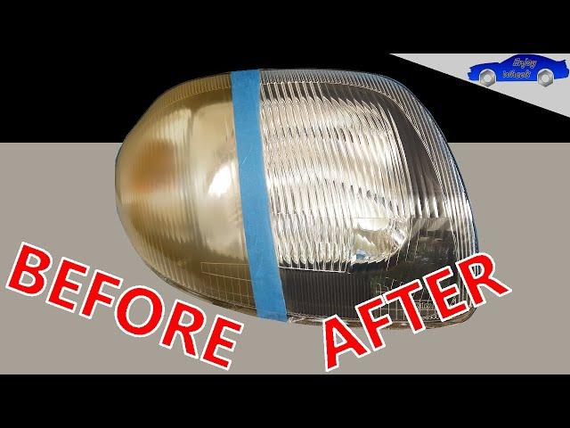 How to restore headlights? 4 methods comparison.